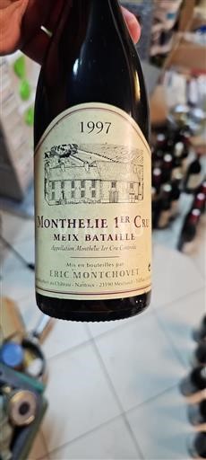 Burgundi Monthélie Premier Cru Eric Montchovet Meix Bataille 1997