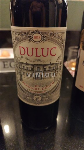 Bordeaux Saint-Julien Château Branaire-Ducru Duluc 2013