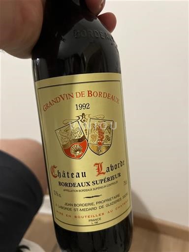 Burdeos Bordeaux superior Château Laborde 1992