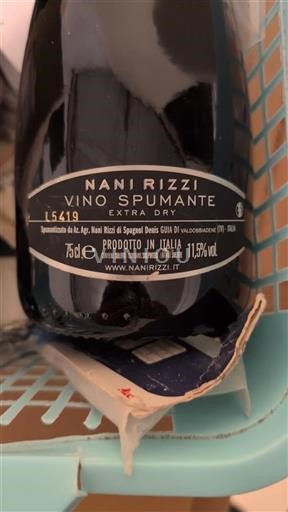 Véneto Prosecco Nani Rizzi Extra Dry Sin añada