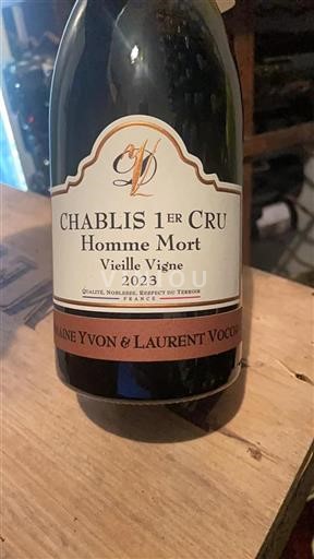 Borgoña Chablis Premier Cru Domaine Yvon & Laurent Vocoret Homme Mort Vieille Vigne 2023