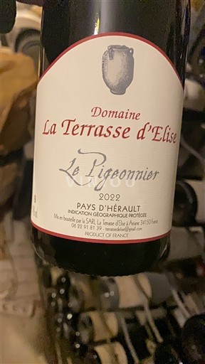 Langvedok Ni doloceno Domaine La Terrasse Elise Le Pigeonnier 2022