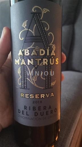 Castilien og León Ribera del Duero Abadía Mantrús Reserva 2018