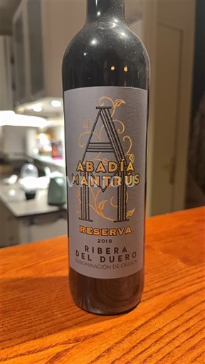 Castilië en León Ribera del Duero Abadía Mantrús Reserva 2018