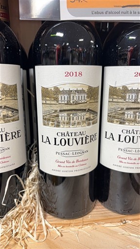 Bordéus Pessac-Léognan grand vin de Bordeaux Château La Louvière 2018