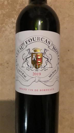 Bordeaux Listrac-Médoc Château Fourcas Hosten 2019