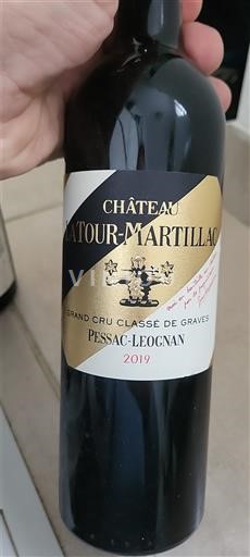 Bordeaux Pessac-Léognan grand cru classé de Graves Château Latour-Martillac 2019