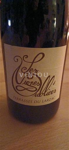 Viner Rouge sec Les Vignes Oubliées Non millésimé Frankrike Languedoc Terrasser av Larzac AOC