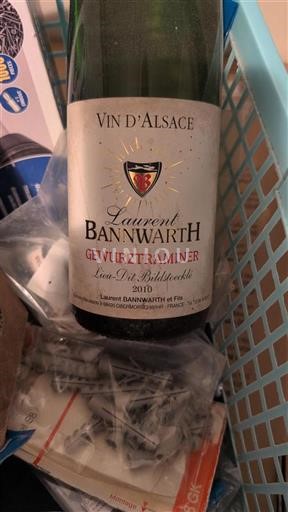 Elsass Grand Cru Laurent Bannwarth Lieu-Dit Bildstoecklé 2010