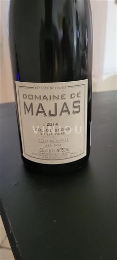 Languedoc and Roussillon Côtes Catalanes Domaine Majas Col de Segas Vieille Vigne 2014