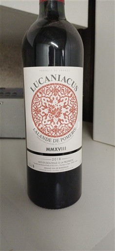 Bordeaux Lalande-de-Pomerol Lucaniacus 2018
