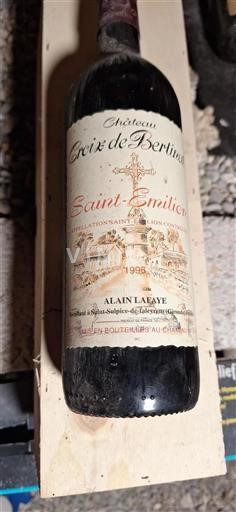 Burdeos Saint-Émilion Château Croix de Bertinat 1996