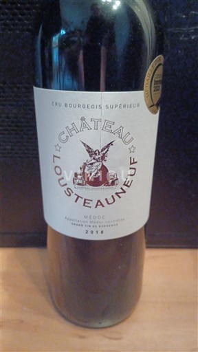 Bordeaux Médoc Château Lousteauneuf 2018
