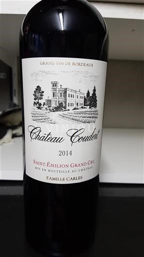 Bordéus Saint-Émilion Grand Cru Château Coudert 2014
