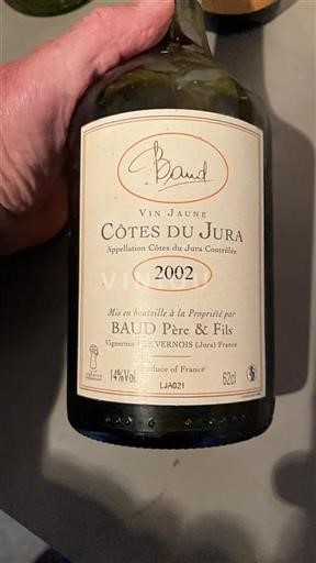 Jura Côtes-du-Jura Baud Père & Fils 2002