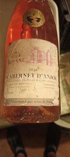 Loire Valley Cabernet d'Anjou Villa Lorane 2016