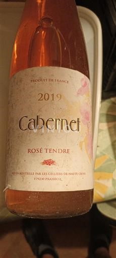 Dolina Loare Cabernet d'Anjou Les Celliers de Haute Croix Rosé Tendre 2019