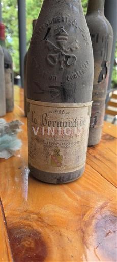 Rhônedalen Châteauneuf-du-Pape M. Chapoutier La Bernardine 1996