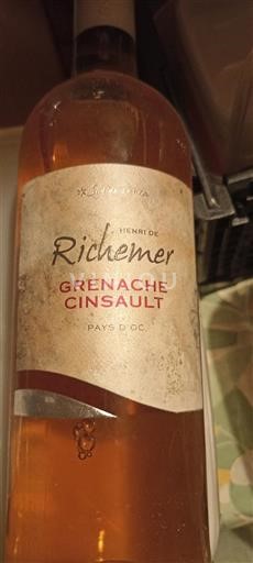 Languedoc-Roussillon Pays d'Oc Richemer Grenache Cinsault Non-Vintage