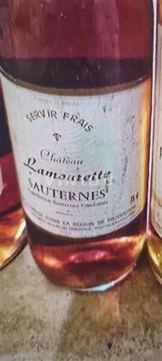 Burdeos Sauternes Château Lamourette 2015