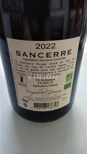 Loiretal Sancerre Vignoble Dauny 2022