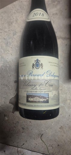 Bourgogne Volnay Premier Cru Domaine Bernard Delagrange Vieilles Vignes 2018