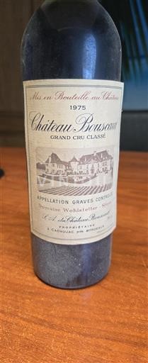 Burdeos Graves Grand Cru Château Bouscaut 1975