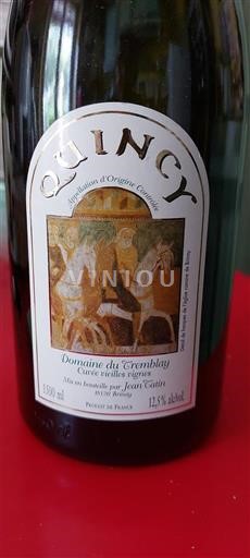 Loire Valley Quincy Domaine Tremblay Vieilles Vignes 2017