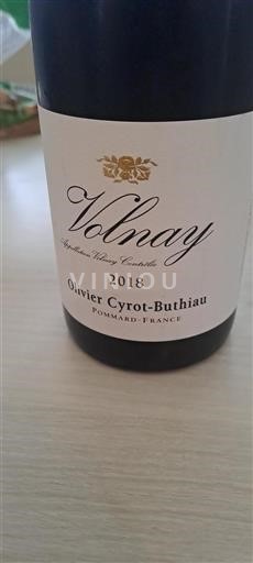 Bourgondië Volnay Olivier Cyrot-Buthiau 2018