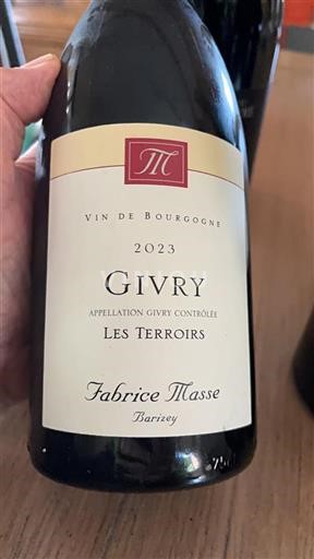 Burgundija Givry Fabrice Masse Les Terroirs 2023