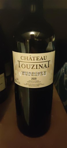Bordoja Saint-Émilion Grand Cru Grand Cru Château Touzinat 2020