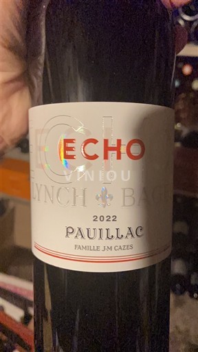 Bordeaux Pauillac Lynch-Bages Echo 2022