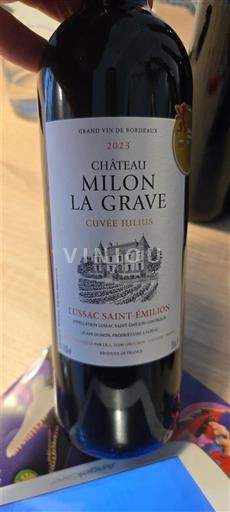 Bordeaux Lussac-Saint-Émilion Château Milon la Grave Julius 2023