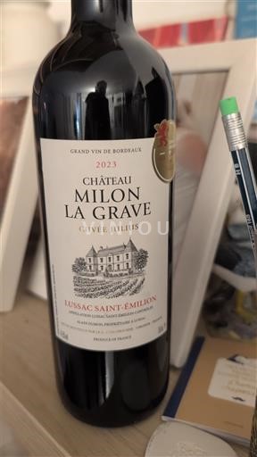 Bordeaux Lussac-saint-émilion Château Milon la Grave Julius 2023