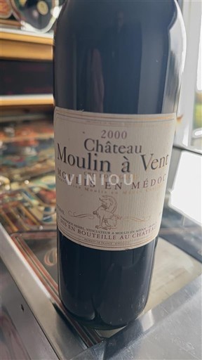 Bordeaux Moulis-en-Médoc Cru Bourgeois Château Moulin à Vent 2000