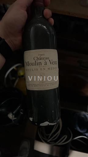 Burdeos Moulis-en-Médoc Cru Bourgeois Château Moulin à Vent 2000