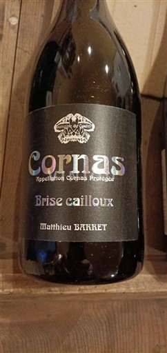 Rhônedalen Cornas Matthieu Barret Brise Cailloux Icke årgångsbetecknad