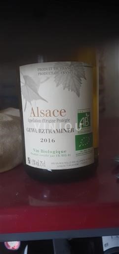 Alsace Grand Cru Gewurztraminer 2016