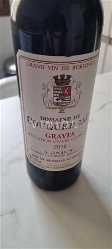 Burdeos Graves Domaine Couquereau 2018