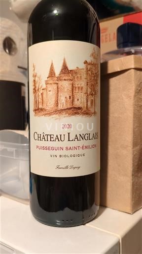 Bordeaux Puisseguin-saint-émilion Château Langlais 2020