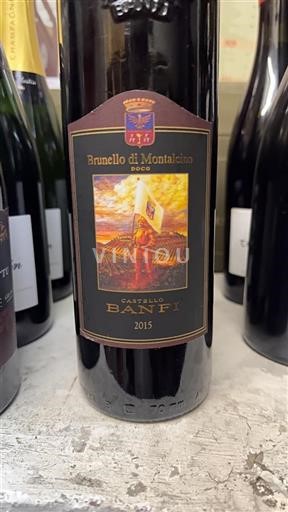 Tuscan Wines Brunello di Montalcino Castello Banfi 2015