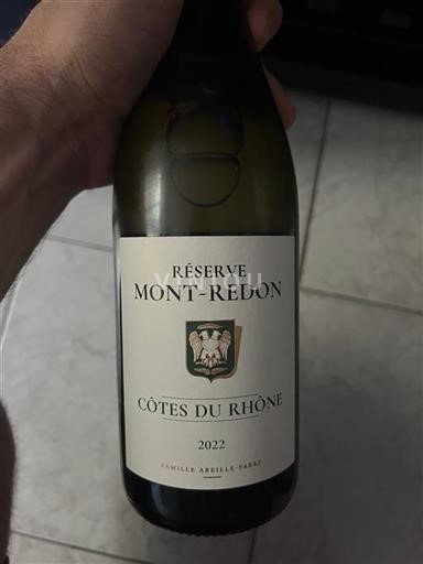 Rhônedalen Côtes du Rhône Mont-Redon Réserve 2022
