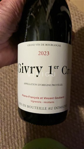 Burgundy Givry Premier Cru Domaine Goubard 2023