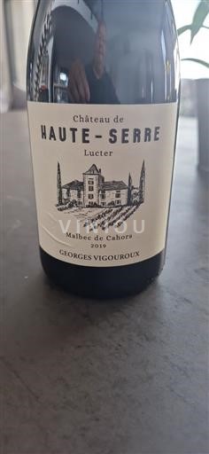 Sudoeste Cahors Château Haute-Serre Lucter 2019
