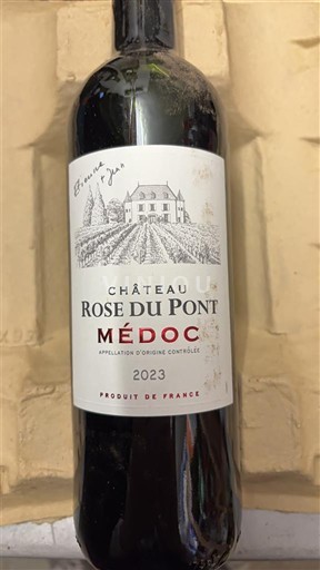 Bordeaux Médoc Château Rose du Pont 2023