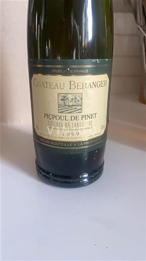 Languedoc Picpoul-de-pinet Château Beranger 1999
