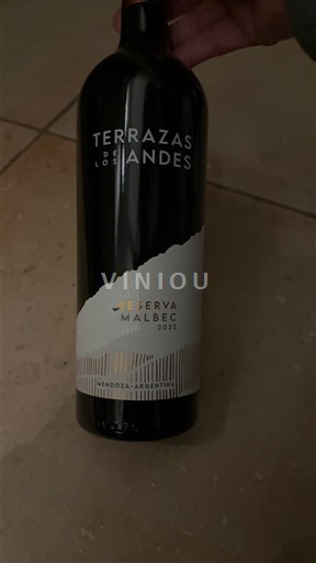 Mendoza Terrazas de Los Andes Reserva Malbec 2022