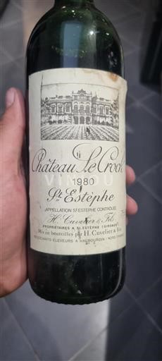 Bordéus Saint-Estèphe Château Le Crock 1980