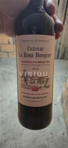 Bordeaux Saint-Émilion Grand Cru Château La Rose Bouquey 2018
