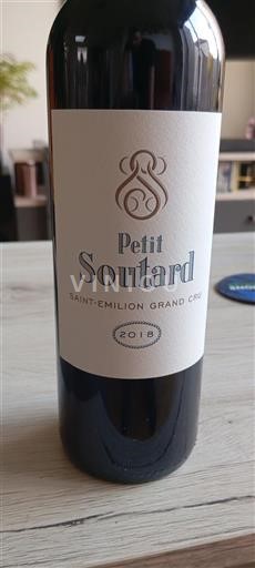 Burdeos Saint-Émilion Gran Cru Grand Cru Soutard Petit Soutard 2018